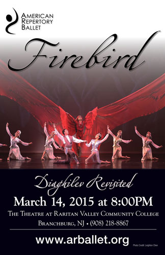American Repertory Ballet Announces Firebird program at RVCC and Dinner Discount at Verve Restaurant 
