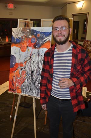 Robert Gratson Wins Live Art Battle