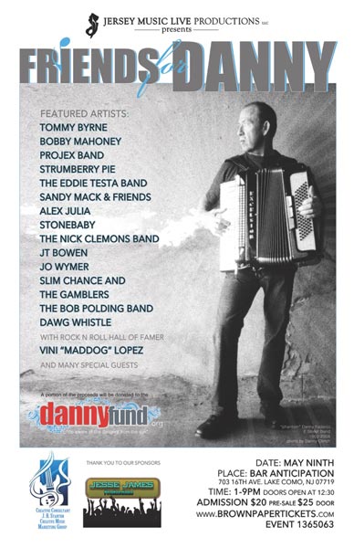 Jersey Musicians Remember Danny Federici In Benefit Concert On May 9