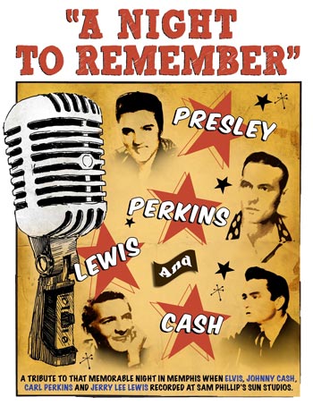 Carl Perkins, Johnny Cash, Jerry Lee Lewis, and Elvis Presley Jam Session At Newton