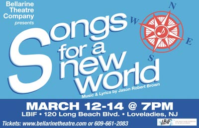 Bellarine Theatre Company Presents &#34;Songs For A New World&#34;