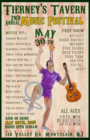 Tierney&#39;s Tavern Holds 2nd Annual Music Festival On May 30