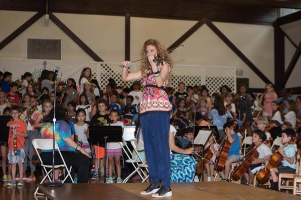 Miri Ben-Ari Visits Elisabeth Morrow School During Annual String Festival