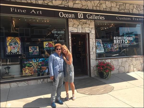Romero Britto Makes First South Jersey Appearance At Ocean Galleries