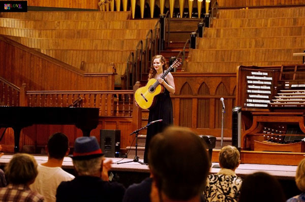 “An Offering for the Love of God” Classical Guitarist Chaconne Klaverenga LIVE! at Ocean Grove’s Great Auditorium