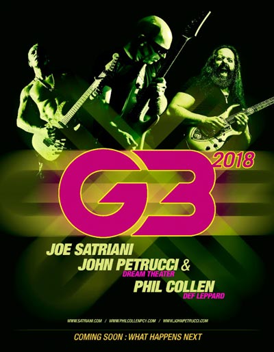 Joe Satriani&#39;s G3 To Perform At NJPAC