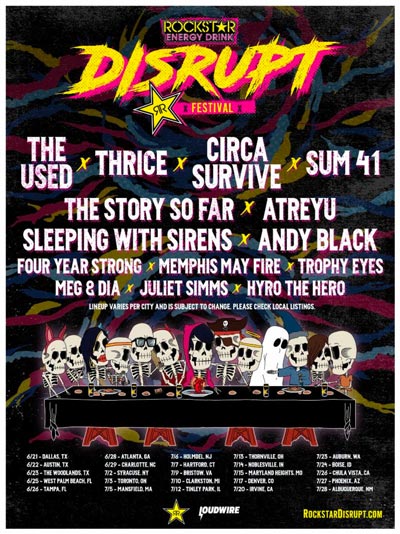 The Rockstar Energy Drink DISRUPT Festival To Come To PNC Bank Arts Center