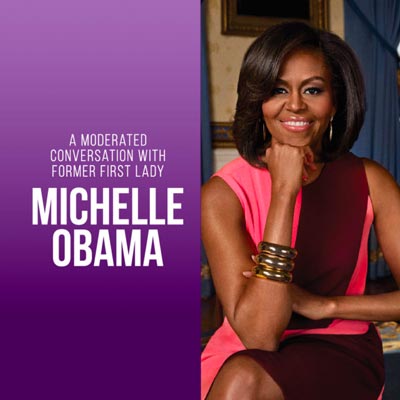 Prudential Center Hosts Michelle Obama For A Moderated Q&A Conversation