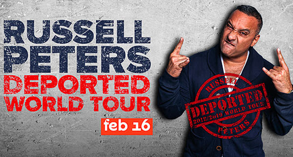 Russell Peters To Perform Two Shows at NJPAC