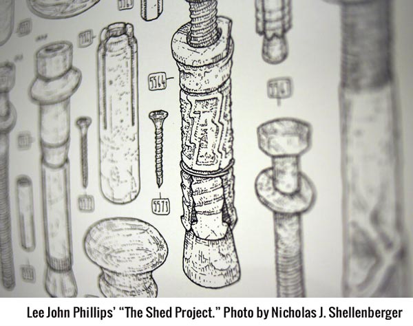 Lee John Phillips’ “The Shed Project.” Photo by Nicholas J. Shellenberger