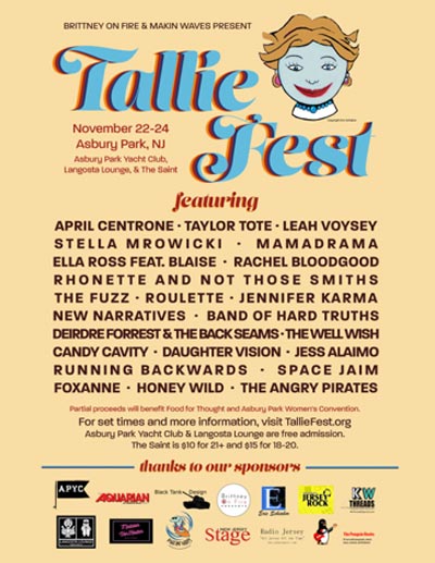 Makin Waves Scene Report with Tallie Fest, Mint 400 Records&#39; Indie Binge, Asbury Lanes Diner and more