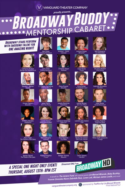 Fifth Annual Broadway Buddy Mentorship Cabaret To Air August 13th