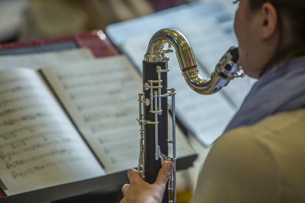 And the Music Plays On: Rowan Students and Instruments Mask Up for New School Year