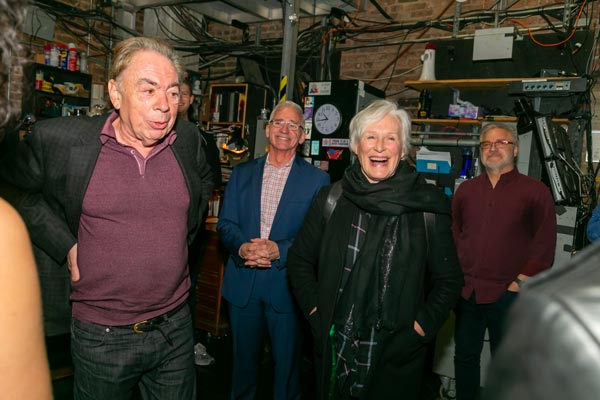 Glenn Close and Andrew Lloyd Webber Attend &#34;Unmasked&#34; at Paper Mill Playhouse