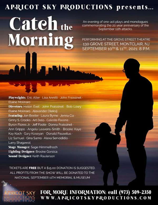 Montclair To Commemorate 20th Anniversary of 9/11 Attacks With &#34;Catch The Morning&#34; Play Festival