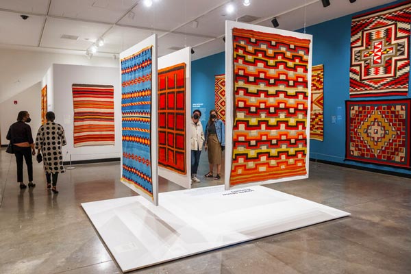 Navajo Weavings at Montclair Art Museum Reveal Innovations in Color and Abstraction