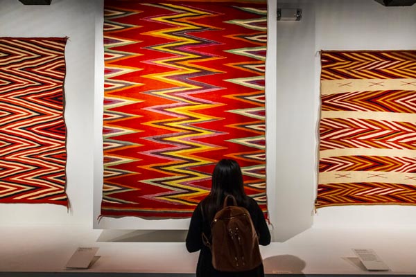 Navajo weavings at Montclair Art Museum reveal innovations in color and abstraction