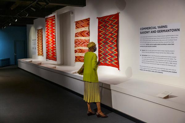 Navajo Weavings at Montclair Art Museum Reveal Innovations in Color and Abstraction