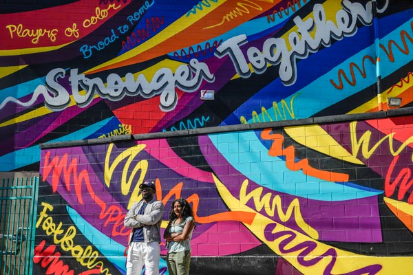 P.K. Subban and Yasmin De Jesus Collaborate on “Stronger Together” Mural in Newark, NJ