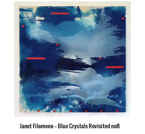 The Princeton Arts Council presents "talk to me"  Abstract paintings by Janet Filomeno and Katherine Parker