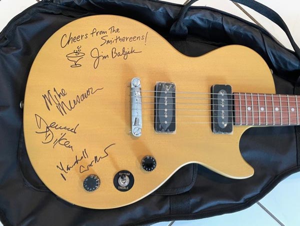 Signed Guitar By The Smithereens Donated For EarthShare NJ Rocks Benefit