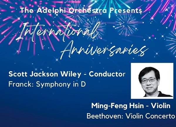 The Adelphi Orchestra presents International Anniversaries