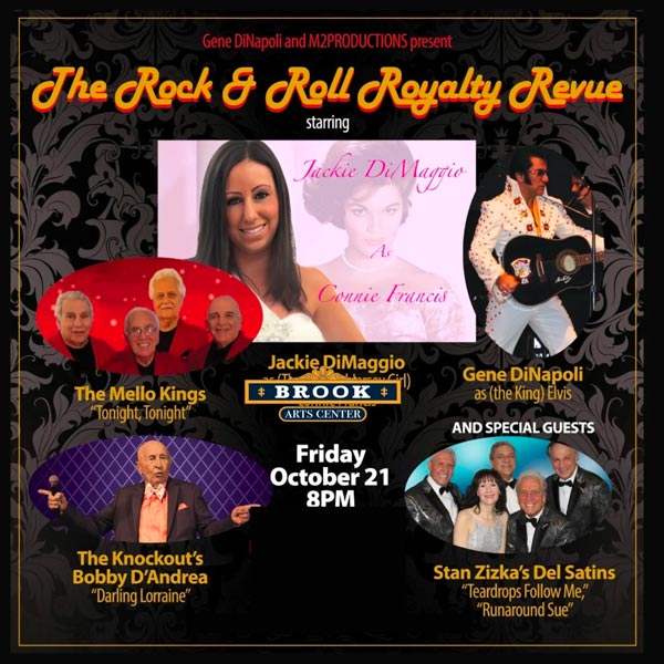 Brook Arts Center presents a Rock & Roll Royalty Revue
