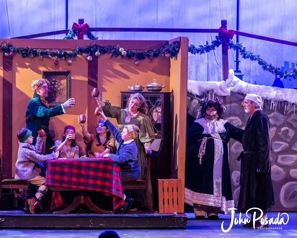 PHOTOS off "a Christmas Story"  at the Music Mountain Theater