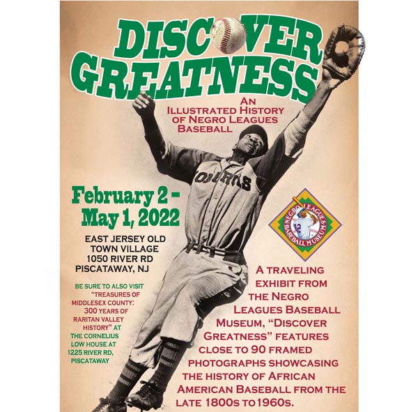 "Discover Greatness: An Illustrated History of Negro Leagues Baseball" comes to Piscataway