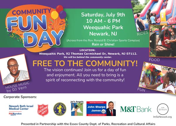 I'm So Newark Presents 2nd Annual Community Fun Day on Saturday