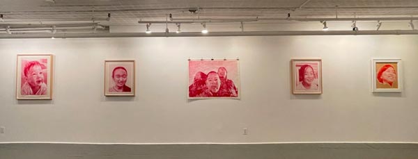 Pink (Eye) and Red (Portraits): Solo Exhibits at Gallery Aferro