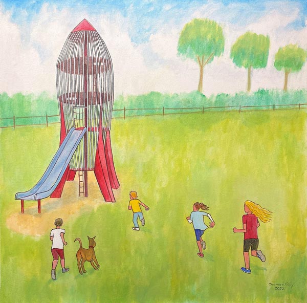 Walter Wickiser Gallery Inc. presents a Virtual Exhibition: &#34;Thomas Kelly: Schoolyard Forever&#34;