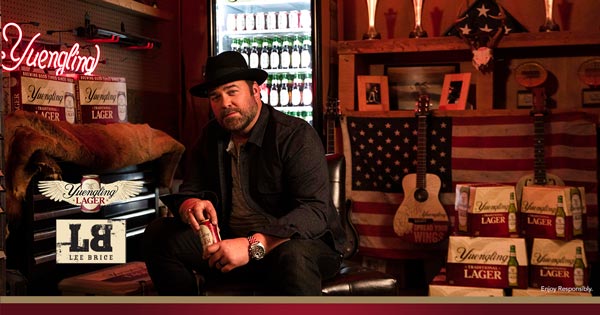 Lee Brice To Headline Yuengling Stars & Stripes Summer Celebration On July 9th