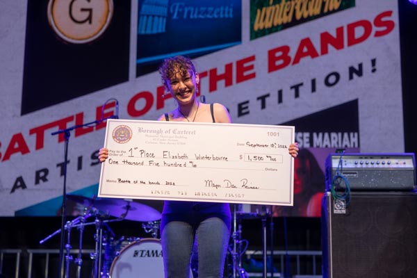 Elizabeth Winterbourne wins the Carteret Battle of the Bands