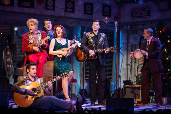 The Million Dollar Quartet is joined by Santa for some 1950s rock 