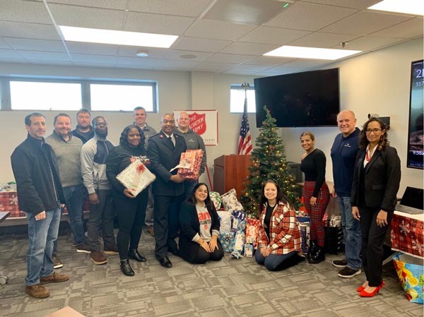 New Jersey American Water employees and union members donate more than 275 toys to The Salvation Army New Jersey Division