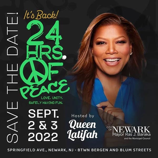 Mayor Baraka and Queen Latifah to Host "24 Hours of Peace"