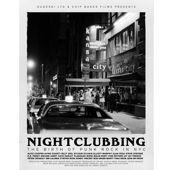 Showroom Cinema to have special screening of "Nightclubbing: The Birth of Punk Rock in NYC"