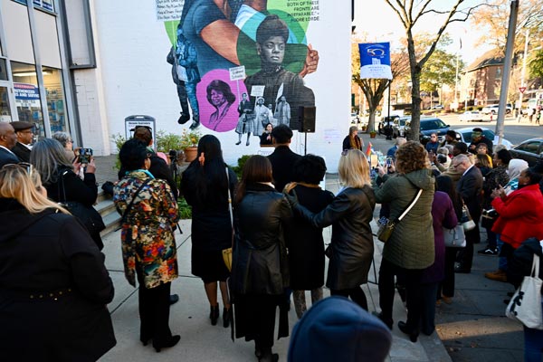 Black women and black suffragists were unveiled at the Englewood celebration