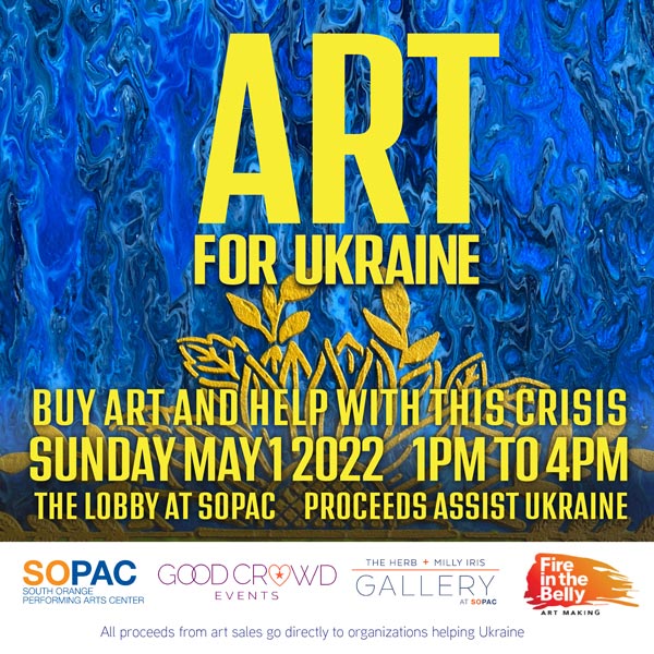 Support Ukraine at SOPAC's Pop-Up Art Sale Fundraiser