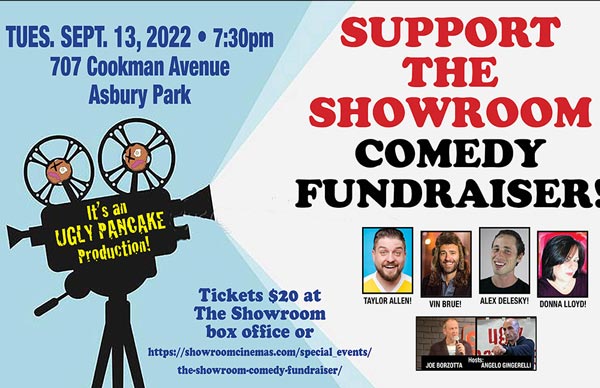 Comedy Benefit Show for The Showroom on September 13th