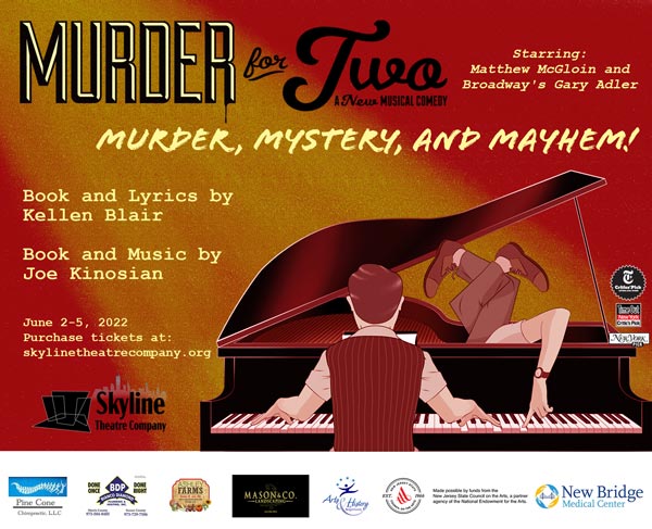 Skyline Theatre Company presents “Murder for Two”