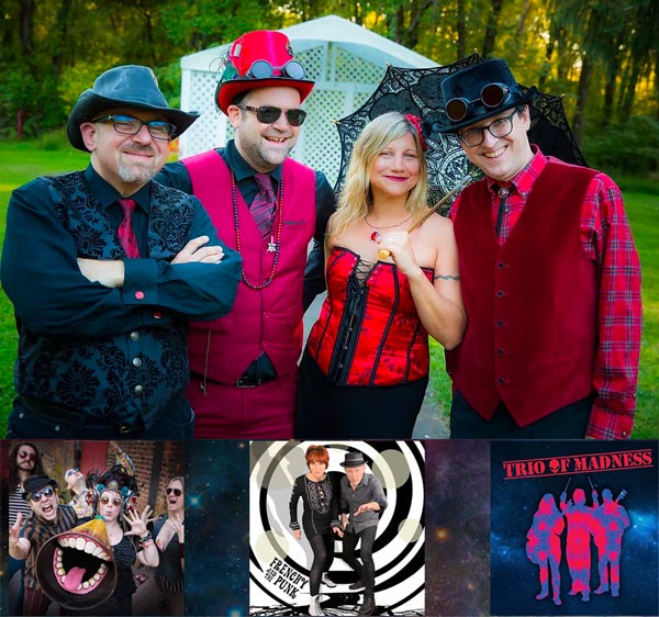 Freaky Mutant Weirdo Variety Show presents Steampunk Bands on June 4th