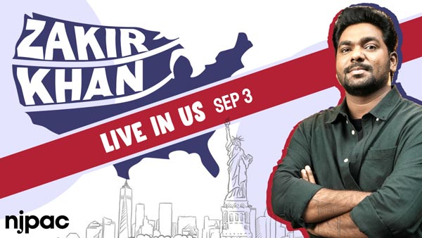 NJPAC presents Comedian Zakir Khan