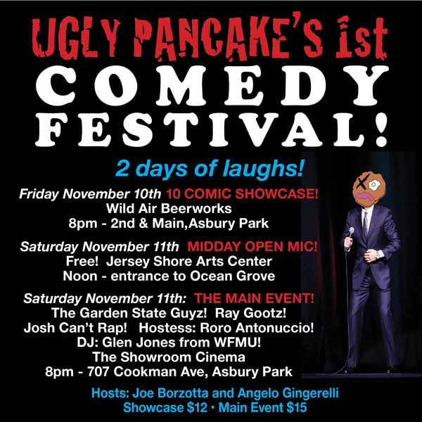 1st Ugly Pancake Comedy Festival rescheduled for November 10-11