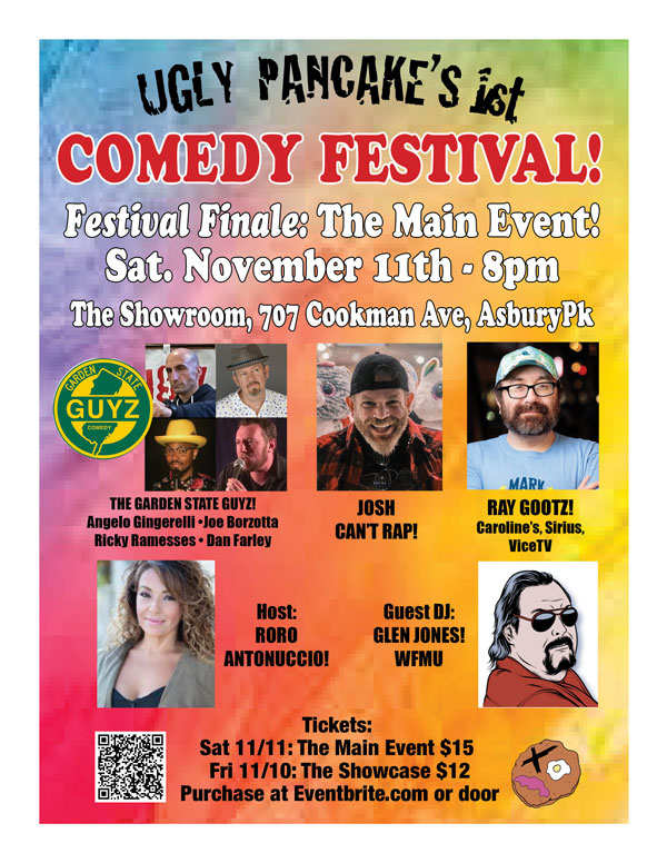 1st Ugly Pancake Comedy Festival rescheduled for November 10-11