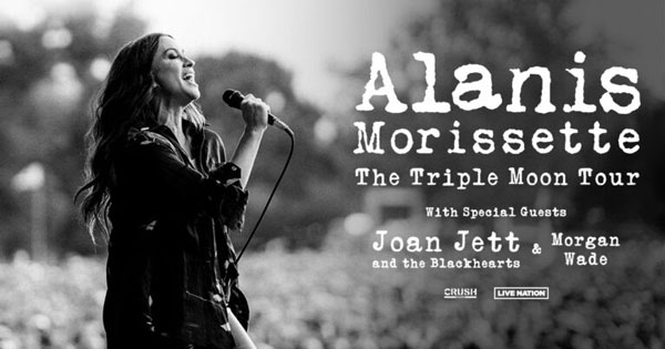 Alanis Morissette, Joan Jett & the Blackhearts, and Morgan Wade to Play Shows in Camden & Holmdel