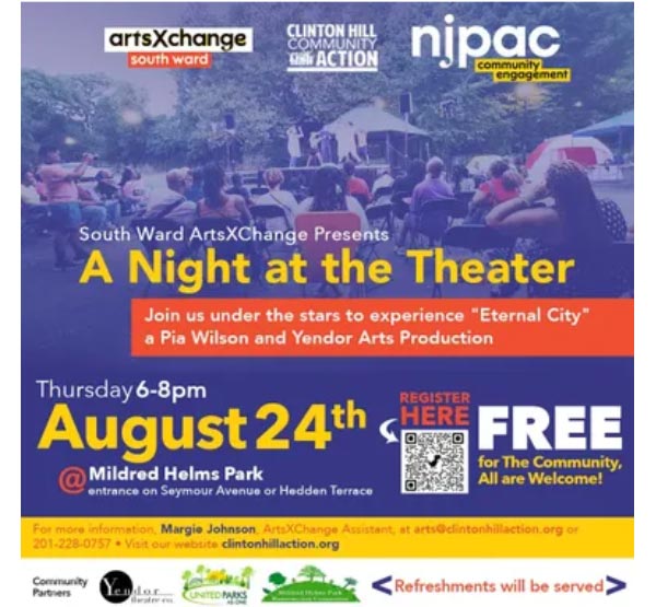 Clinton Hill Community Action and South Ward ArtsXChange present A Night at the Theater