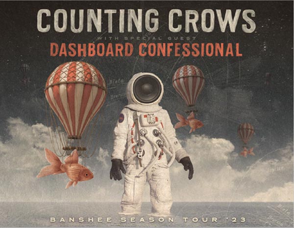 Counting Crows and Dashboard Confessional to Perform Shows In Holmdel and Atlantic City
