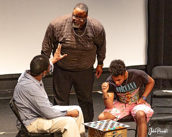 PHOTOS from a rehearsal of &#34;Jitney&#34; by Dunbar Repertory Company